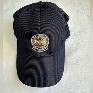 PGA Professional logo pinstripe golf hat. NWT